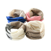 100% Cashmere Neck Warmer Scarf Pullover Neck Gaiter for Women